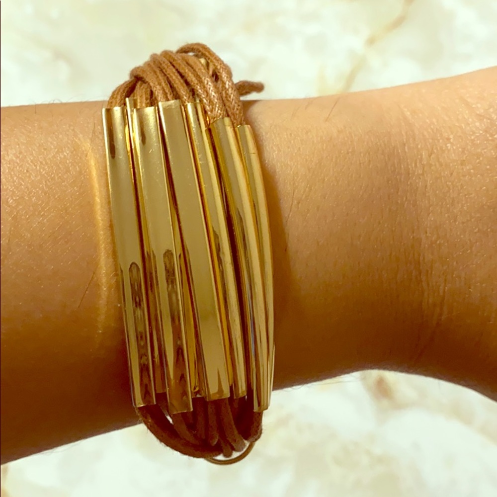 Brown & gold bracelet